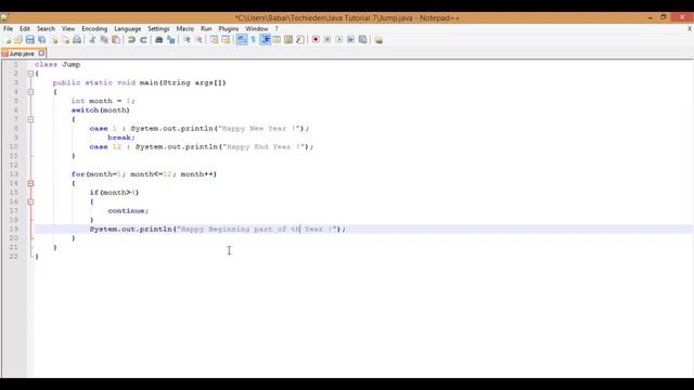Java Tutorial 7 - Control Statements Part 3 смотреть онлайн