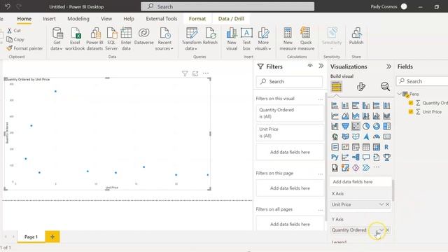 Power BI: PL-300 Certification: V 18 : How to create a Scatter Plot and Automatic Clustering смотреть онлайн