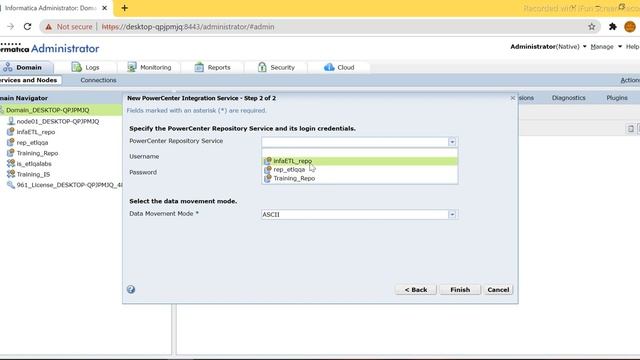 Informatica | Informatica Server Configuration | Repository and Integration Service configuration смотреть онлайн