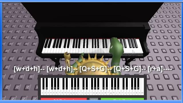 How to play Spooky Scary Skeletons on ROBLOX Piano! смотреть онлайн