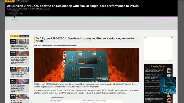 AMD Ryzen 7950X3D Benchmark, 7900X3D Performance, Asus EK VRM Block issue, Nvidia got this wrong смотреть онлайн