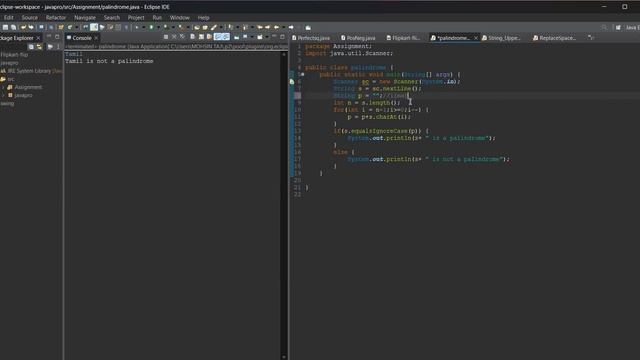 Palindrome is not reversing string ?!!Weird Answer Going to present by our resource Mohsin смотреть онлайн