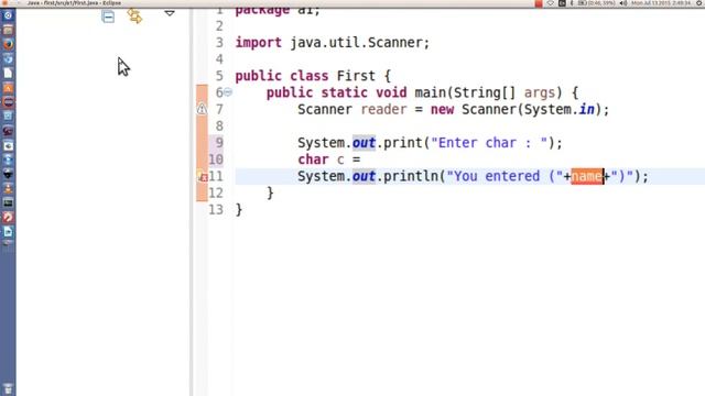 14.3 طريقة تخزين المدخل في متغير nextLine و next charAt смотреть онлайн