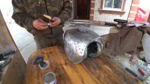 Покраска мотоцикла ИЖ Юпитер 5.