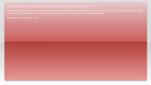 Run react isomorphic on iis смотреть онлайн