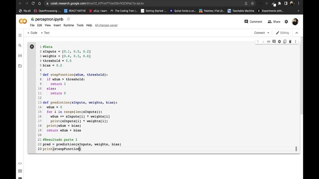 Modela un perceptrón con Python смотреть онлайн