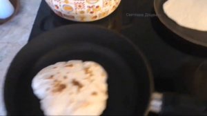 Пита дрожжевая на сковороде