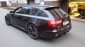 Ауди RS-6 бешенный универсал,показываю старт!
