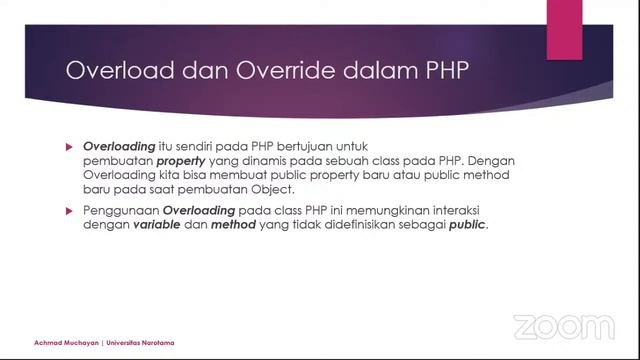 Online learning OOP : Overloading, Overriding, Class dan Method Abstract смотреть онлайн