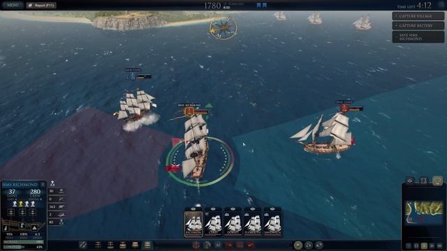 Lets PLAY Ultimate Admiral Age Of Sail British Campaign Part 1 смотреть онлайн