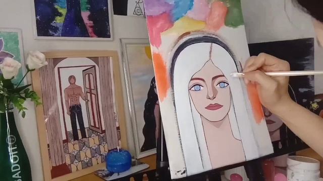 Artwork #22 Light. Acrylic Painting. Speed Painting. SolaLuna. смотреть онлайн