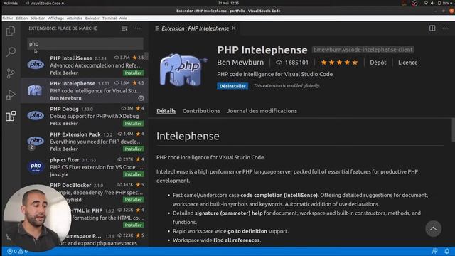 Débuter avec vscode 4/5: Comment installer et choisir les plugins смотреть онлайн