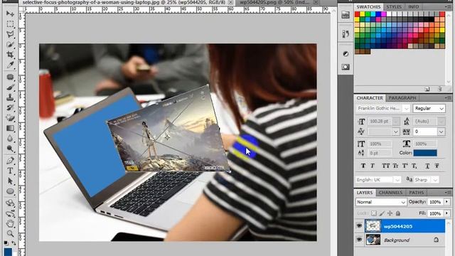 How to use Transform Tool || Adobe Photoshop Cs5 || Bangla смотреть онлайн