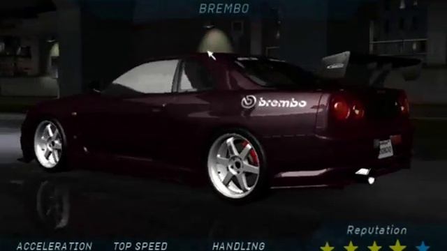 Need For Speed Underground- M2011 Nissan Skyline GT-R R34 смотреть онлайн