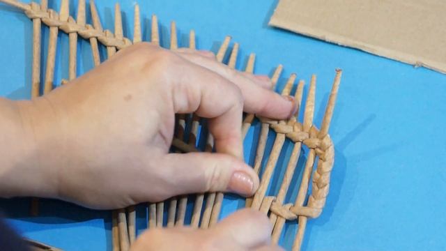 ♻ Плетение декоративного полотна в стиле "буркина - фасо" ♻ смотреть онлайн