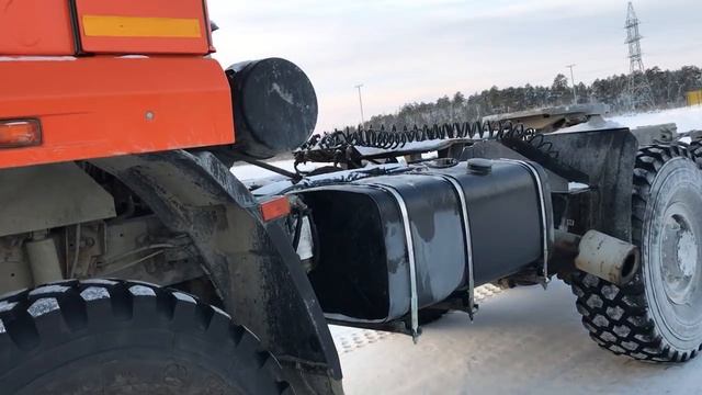 КАМАЗ 65221, Выезд после актировки ) КАЛЯН86.