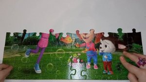 Пазл Барбоскины на даче - собираем пазлы для детей | Polinka-Vitaminka