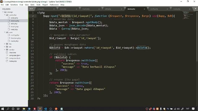 Membuat API Menggunakan Slim Framework - Part 8 смотреть онлайн