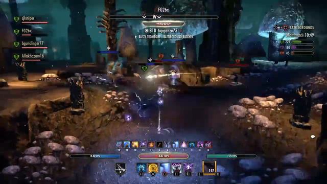 Solo flawless mag sorc battlegrounds eso смотреть онлайн