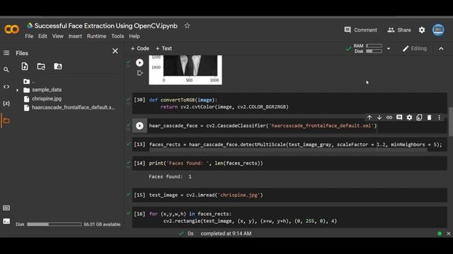 How to Detect Face in Image and Save To Local Directory | Machine Learning Tutorial | Google Collab смотреть онлайн
