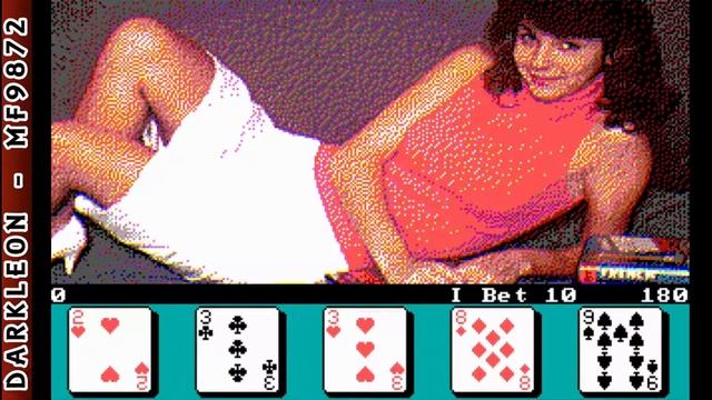 Strip Poker II © 1988 Artworx Software Company - PC DOS - Gameplay смотреть онлайн