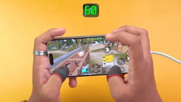 iPhone 15 Pro - PUBG Test with FPS! ? Heating & Battery Drain ? A17 Pro Chip ?