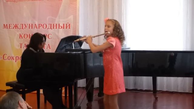 Эжен Бозза "Ария" флейта , Bozza Eugene " Aria" flute смотреть онлайн