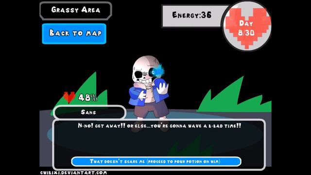 (Undertale Game) Underlovetale Dating Sim 2 -Episode 2 Kittytastic (Sans Route) смотреть онлайн