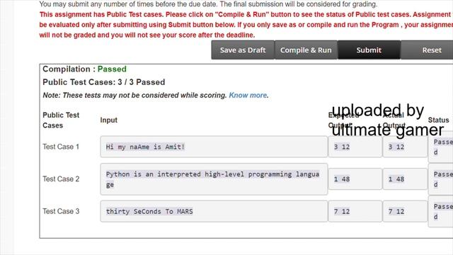 NPTEL |The Joy of computing using Python | WEEK 12| Programming Assignment-3 Letters смотреть онлайн