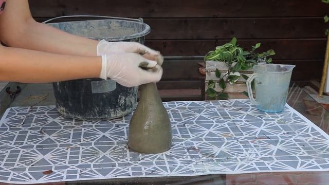 Поделка-загадка из цемента для сада. DIY-ролик с ироничным началом)) смотреть онлайн