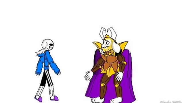 Санс против Азгора (анимация)