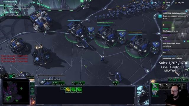 Legacy of the Void: Marines Only!? - Part 6 - GiantGrantGames Stream VoD смотреть онлайн