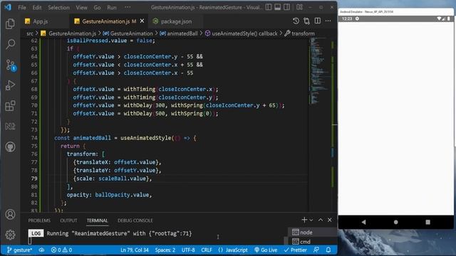 Gesture Animations - Part 2 | React Native Reanimated and Gesture Handler смотреть онлайн