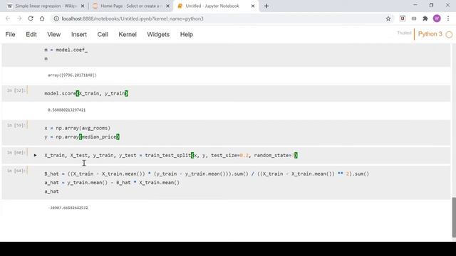 Python Simple Linear Regression Model - SLR from Scratch смотреть онлайн