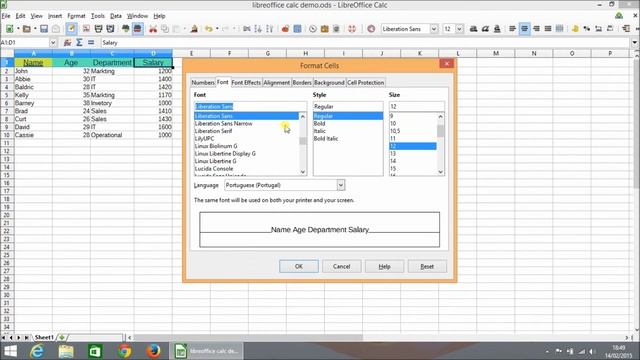 libreoffice calc simple table format смотреть онлайн