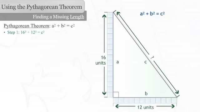Find the Missing Length of a Right Triangle смотреть онлайн