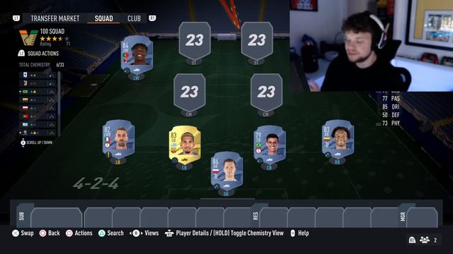 OVERPOWERED BEST POSSIBLE 100K META HYBRID FOR FUT CHAMPS - (FIFA 23 SQUAD BUILDER) смотреть онлайн