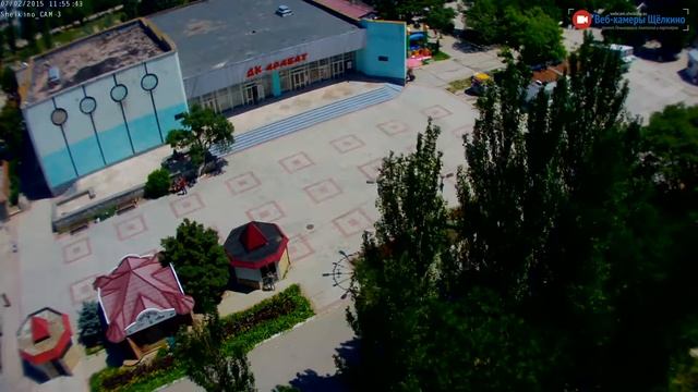 Центр Щёлкино, 02.07.2015 - time-lapse с камеры 3 смотреть онлайн