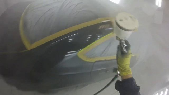 локальный ремонт с полной лакировкой детали volkswagen_polo, LI7F, Kansai041 смотреть онлайн