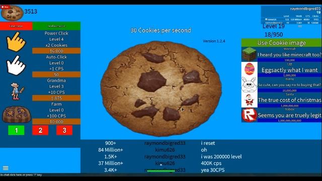 ROBLOX COOKIE CLICKER!!!!!! смотреть онлайн