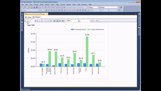 Reporting Services (SSRS) Part 18 - Charts смотреть онлайн