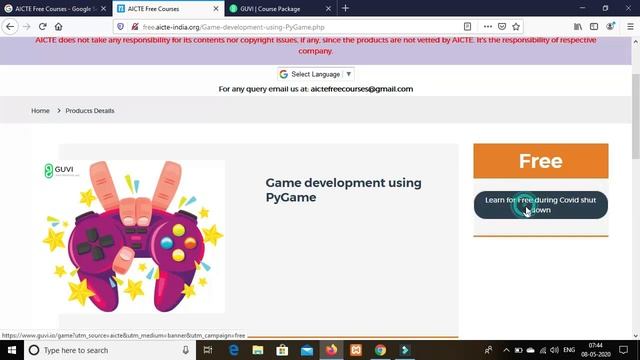 Government AICTE free online courses with certificates tamil смотреть онлайн