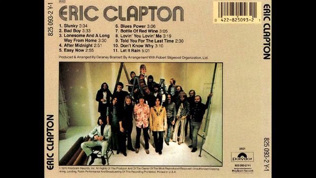 Bad Boy - Eric Clapton 1970 смотреть онлайн
