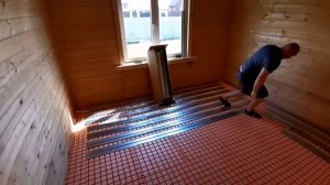 Водяной теплый пол в деревянном доме без стяжки своими руками.