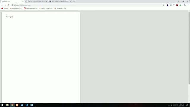 Custom Your Paper Size Using Paper CSS For Printing смотреть онлайн