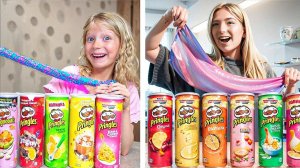 ПРИНГЛС СЛАЙМ ЧЕЛЛЕНДЖ!: ТОГДА vs СЕЙЧАС!