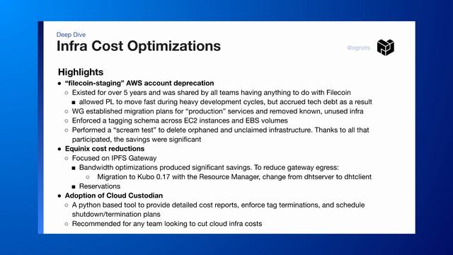 PL EngRes All Hands February 2023 - Deep Dive - Infra Cost Optimizations смотреть онлайн
