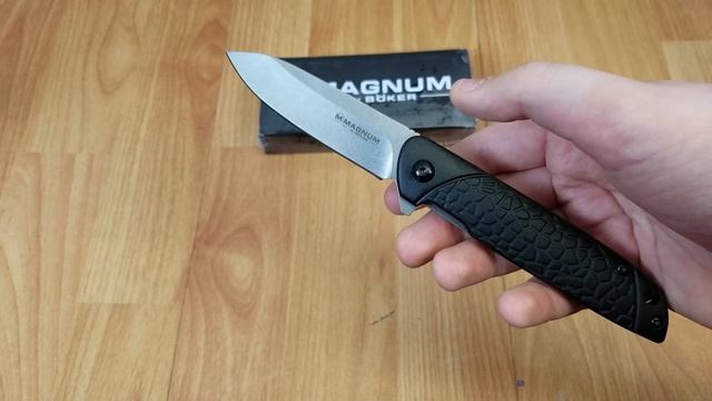 BOKER MAGNUM ALLIGATOR FRAMELOCK STAINLESS 440A FOLDING KNIFE M01SC487