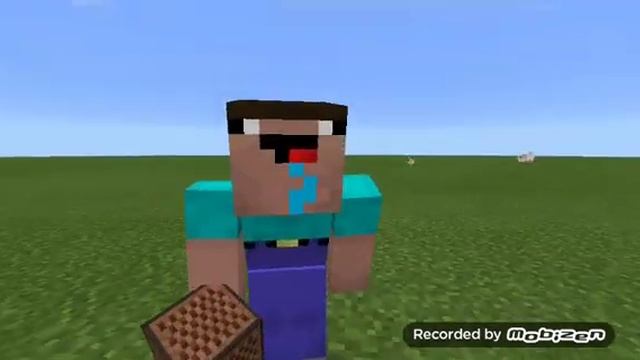 Нубик поёт тает лёд в Майнкрафте/Minecraft. смотреть онлайн