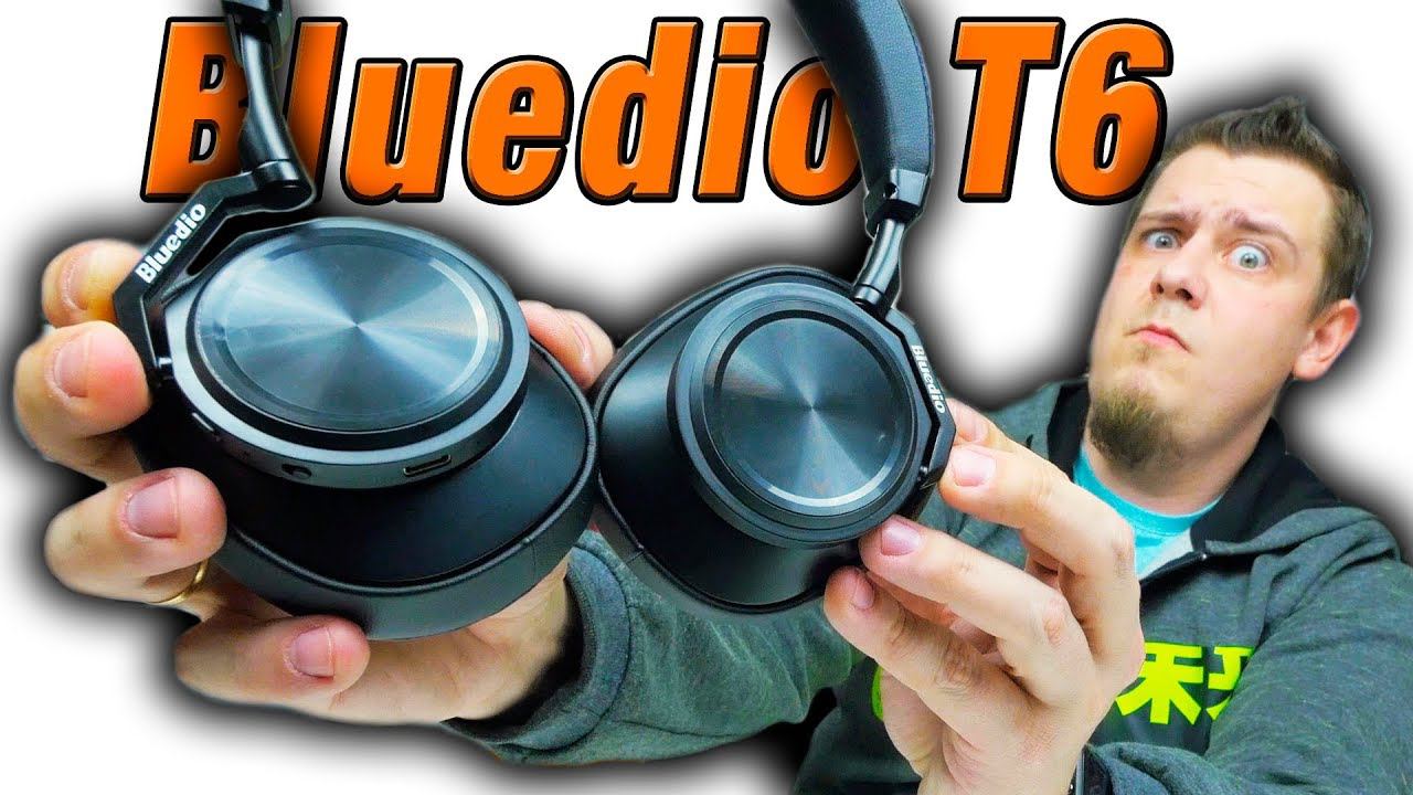 Наушники с Адским Шумоподавлением Bluedio T6S смотреть онлайн